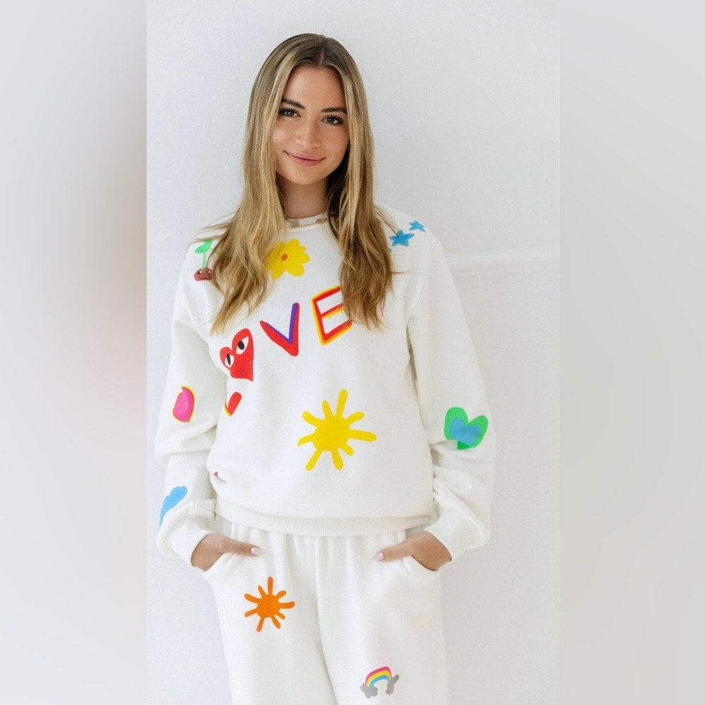Lola & The Boys Love Doodle Set, NWT, Size M